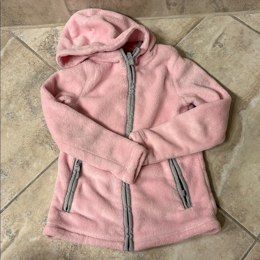 Lands' End Soft Pink Fleece Jacket
